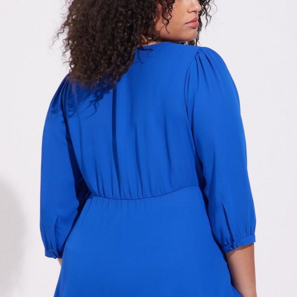 NEVER WORN! Georgette Tie-Front Blouse - Sz 2X - Picture 3 of 14